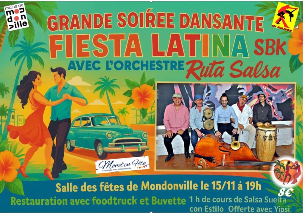 Affiche soirée 1511 Fiesta Latina
