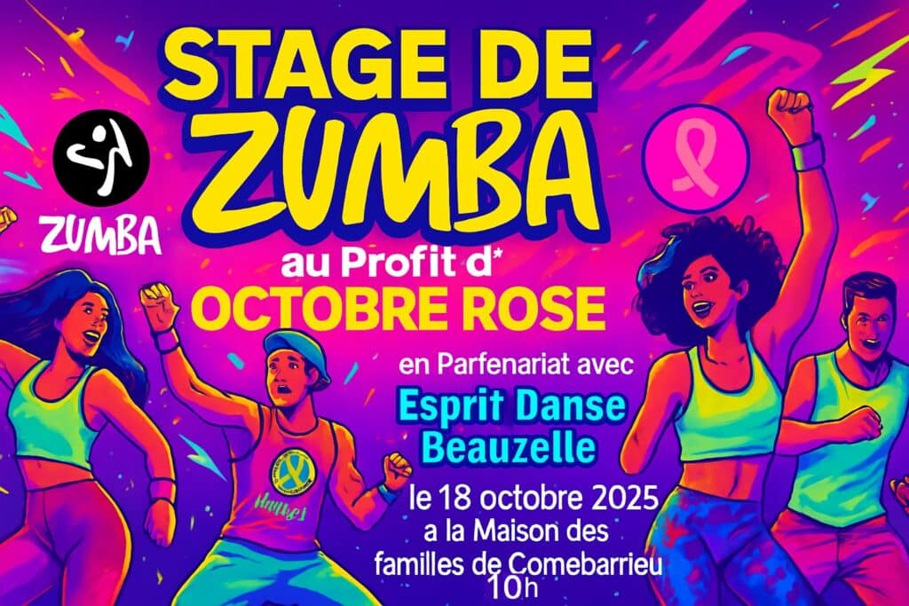 stage de zumba 18 octobre